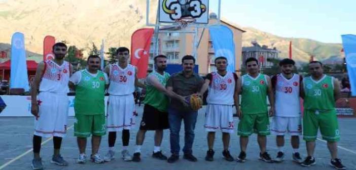 Hakkari’de 3x3 ‘Sokak Basketbol Şampiyonası’ başladı