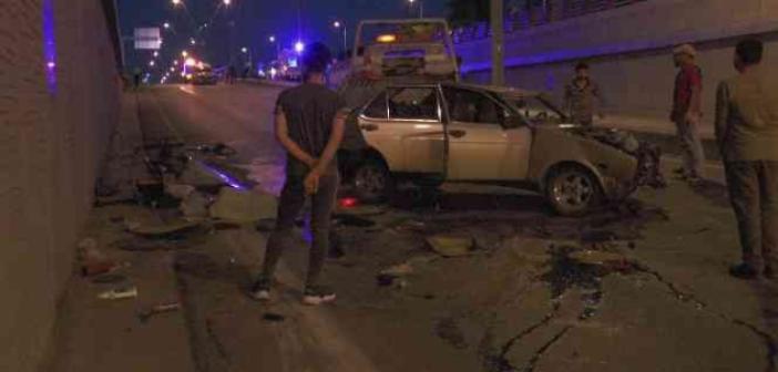 Kayseri’de 6 araç alt geçitte birbirine girdi: 4 yaralı