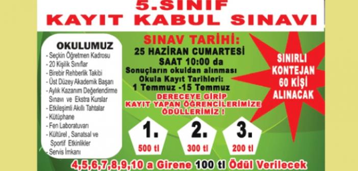 Nusaybin Atatürk İHO 5. Sınıf Kayıt Kabul Sınavı yapacak