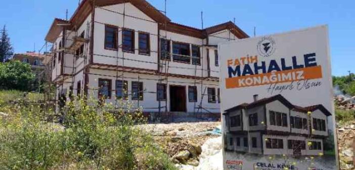 Yozgat Belediyesi kentin mimarı dokusuna uygun mahalle konakları inşa ediyor