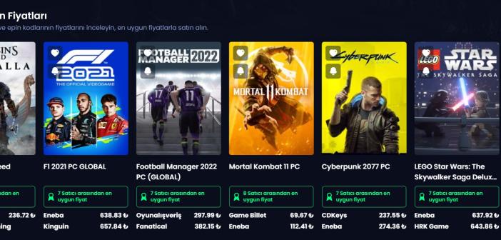Oyun Fiyatları Karşılaştırma Sitesi Oyunfiyatlari.com Açıldı