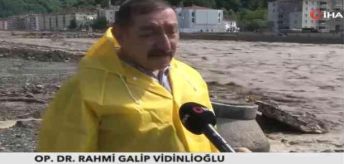 Başkan Vidinlioğlu sel bölgesinde bilanço açıklamasında bulundu