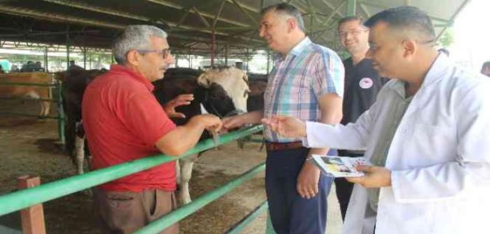 Isparta’da hayvan pazarı ve kesim yerleri denetleniyor