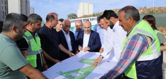 Mardin'de Gara şehidinin adını yaşatacak parkın yapımına başlandı