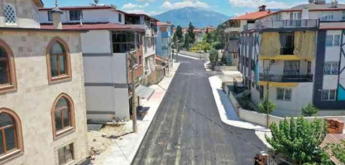 Pamukkale’de bir mahallede daha üst yapı çalışması tamamlandı