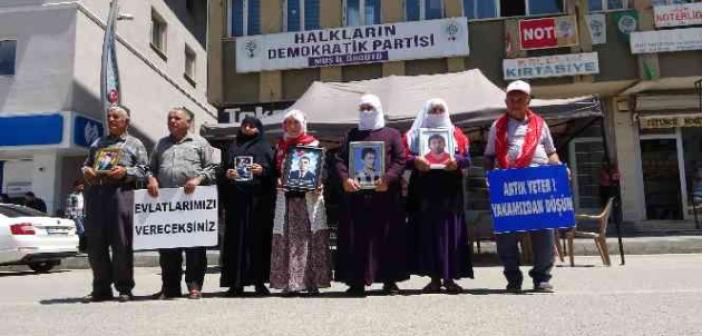 Muş’ta annelerin HDP önündeki evlat nöbetinde 63 hafta geride kaldı