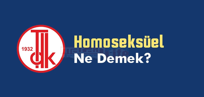 Homoseksüel ne demek? Homoseksüel TDK sözlük anlamı nedir?