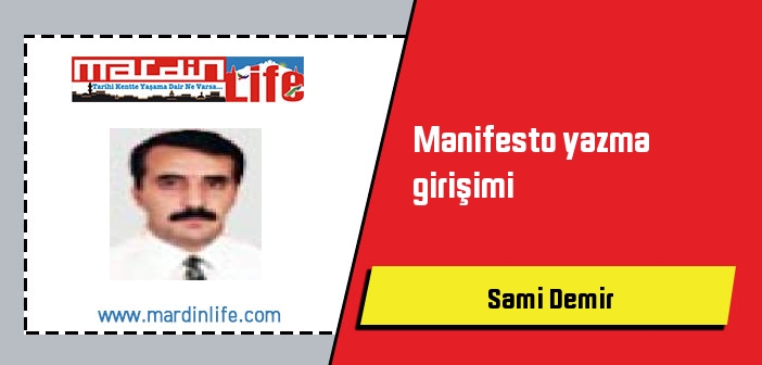 Manifesto yazma girişimi