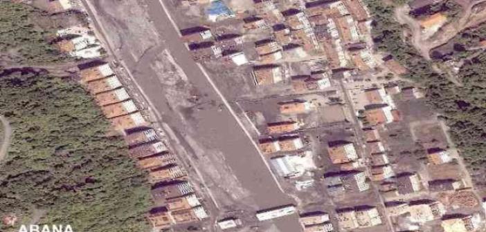 Sel felaketinden Göktürk-1 Uydusu fotoğrafları