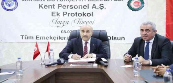 Mardin Büyükşehir Belediyesinden çalışanlara net 2 bin lira zam