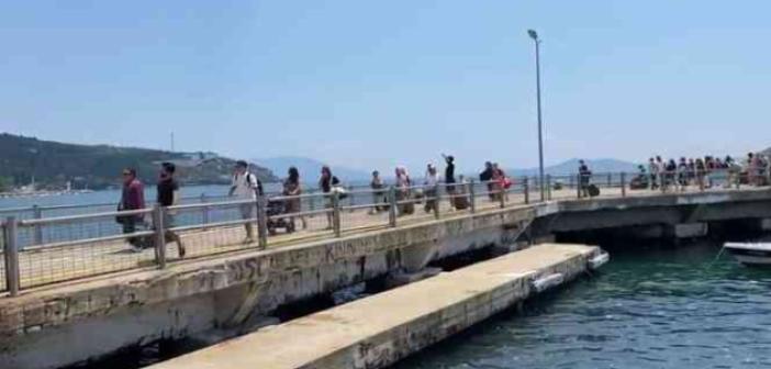 Tatilciler 9 günlük bayram tatilinde Avşa’ya akın etti
