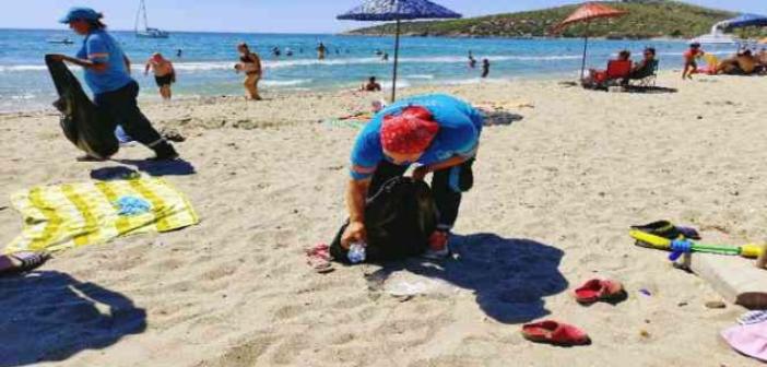 Kuşadası’nda 9 günlük bayram tatilinde plajlardan 3500 ton atık toplandı