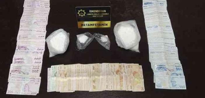 İskenderun’da 1 kilo 40 gram metamfetamin ele geçirildi