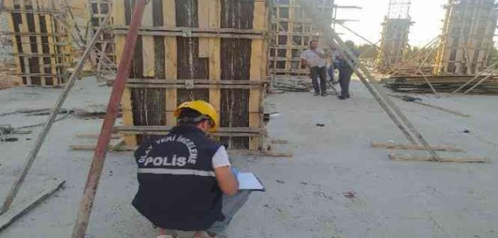 Yurt inşaatında yüksekten düşen işçi ağır yaralandı