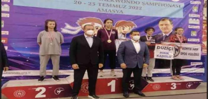 Dodurgalı sporcu Türkiye Taekwondo Şampiyonasında ikinci oldu