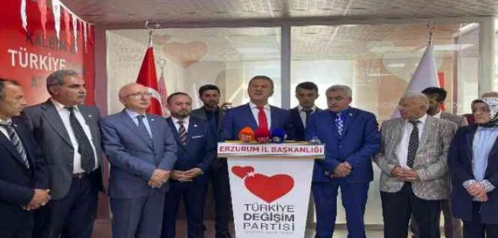 TDP Genel Başkanı Sarıgül, Erzurum’da partililerle bir araya geldi