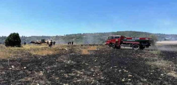 Emet’te 45 dönüm hububat ekili alan yandı