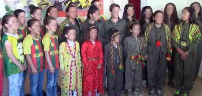 Kültür merkezinde çocukları militanlaştırıyorlar