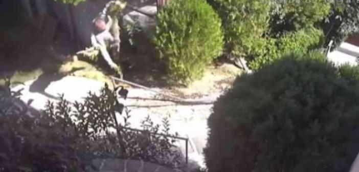 VİDEO- Mardinli Gencin Feci Ölümü Kamerada! Çatıdan düşüp demire saplandı!