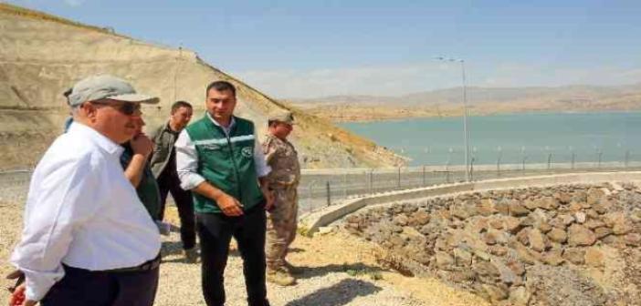 Vali Gündüzöz, Alparslan-2 Barajı’nı inceledi