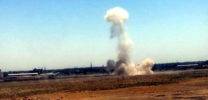 Kamışlı'dan atılan havan Nusaybin'de boş arsaya düştü