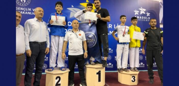 Taekwondocu Şimşek, Türkiye zirvesinde