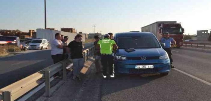 Çerkezköy’de trafik kazası: 2 yaralı