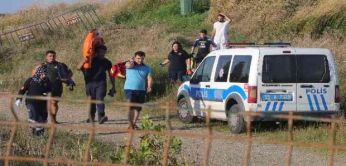 Denizde akıntıya kapılan genç boğulma tehlikesi geçirdi