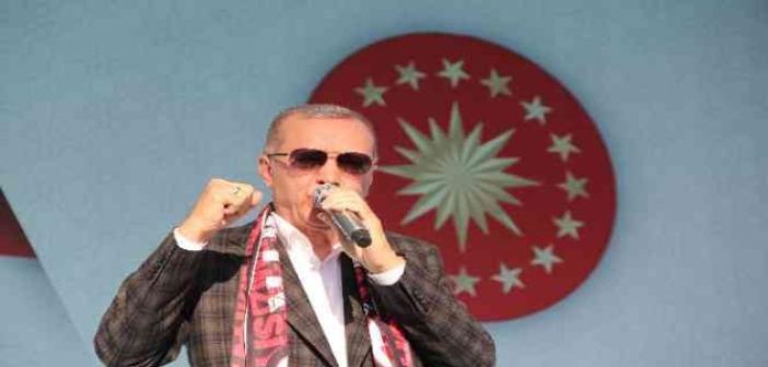 Cumhurbaşkanı Recep Tayyip Erdoğan: 'Biz de laf yok, iş var'