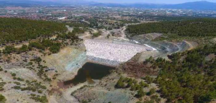 Burdur Gölhisar Yusufca Barajı tamamlanarak su tutulmasına başlandı