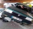 Demirözü kavşağında trafik kazası: 1 yaralı