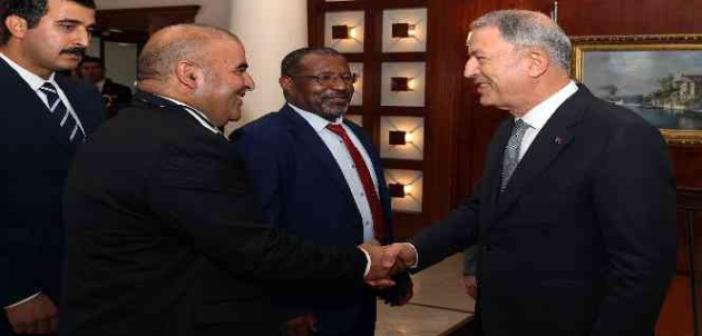 Bakan Akar, Libya Yüksek Devlet Konseyi Başkanı el-Mişri ile görüştü