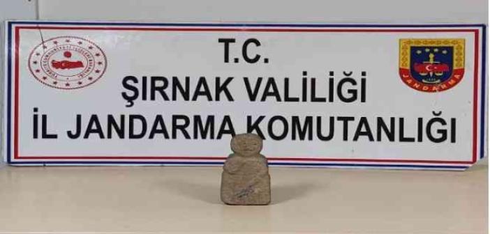 Şırnak’ta Neolitik Döneme ait heykel ele geçirildi