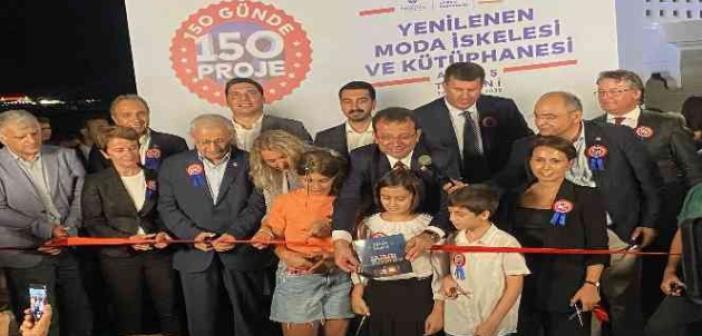 Tarihi Moda İskelesi deniz manzaralı kütüphaneye dönüştü
