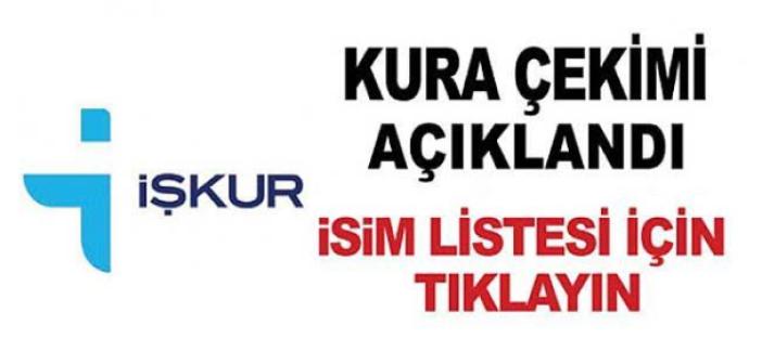 Ömerli İŞKUR kura sonuçları açıklandı! İşte isim listesi