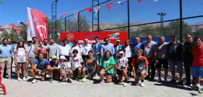 Erzincan uluslararası tenis turnuvasına ev sahipliği yaptı