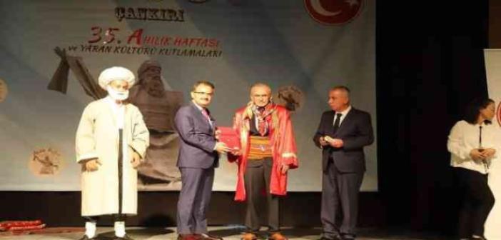 Çankırı’da ’yılın ahisi’ plaketle ödüllendirildi