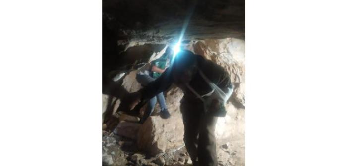 Düşüp yaralandığı mağarada mahsur kalan adam jandarma ve AFAD tarafından kurtarıldı