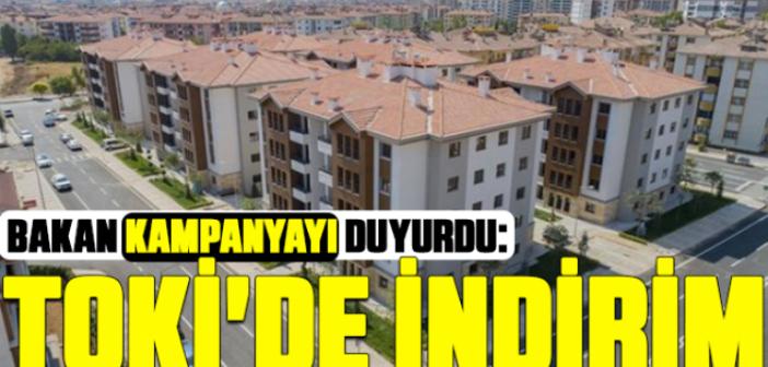 Bakan Kurum duyurdu: TOKİ'de indirim kampanyası