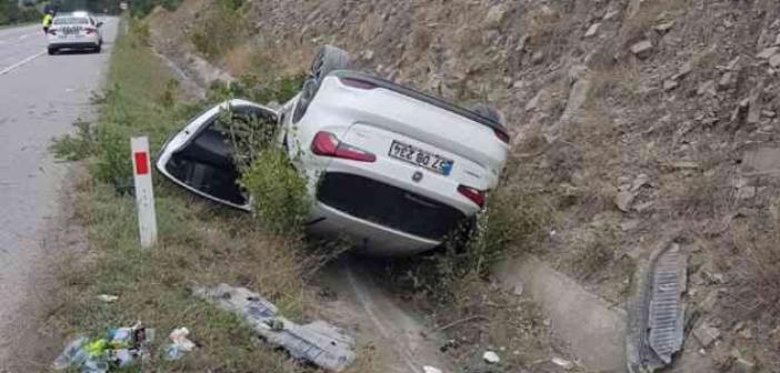Sinop’ta otomobil su sanalına devrildi: 5 yaralı