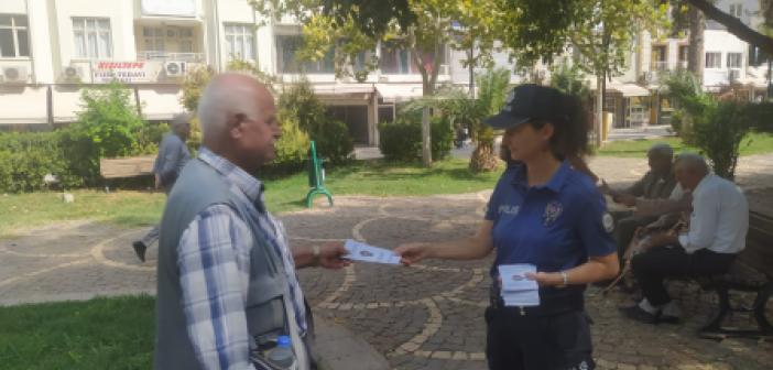 Kızıltepe'de polis hırsızlık ve dolandırıcılık olaylarına karşı vatandaşları bilgilendirdi