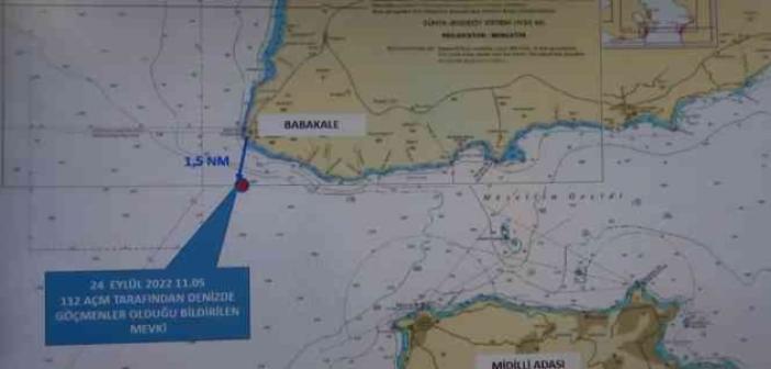 Çanakkale açıklarındaki düzensiz göçmen arama kurtarma faaliyetlerinde 15 kişi kurtarıldı, 6 kişi hayatını kaybetti