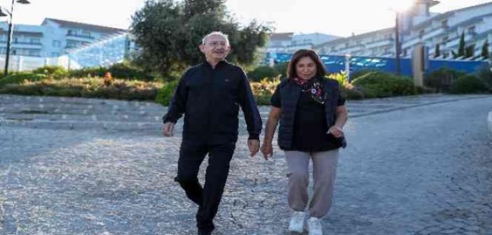 Kılıçdaroğlu ve eşinden İzmir’de sabah yürüyüşü