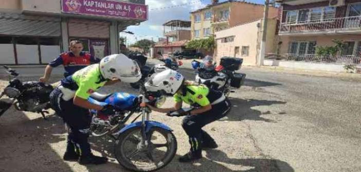 Kurallara uymayan motosiklet sürücülerine ceza yağdı