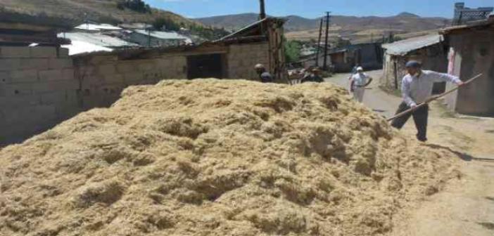 Erzincan’da çiftçinin kış hazırlığı sürüyor