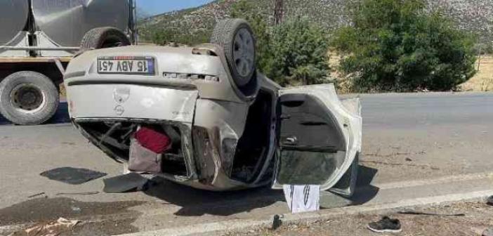 Burdur’da iki otomobil çarpıştı: 4 yaralı