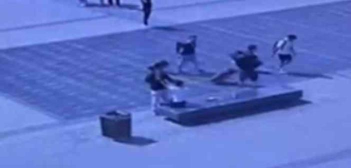 Taksim Meydanı’nda önce darp, sonra gasp kameraya yansıdı