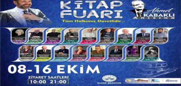 Elazığ Belediyesi Kitap Fuarı 8 Ekim’de başlıyor