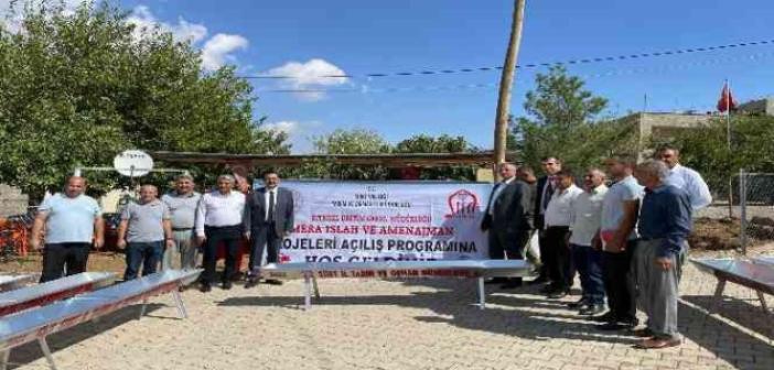 Siirt’te besicilere 70 adet hayvan içme suyu tesisi dağıtıldı