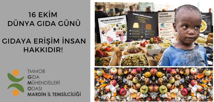 Gıdaya erişim insan hakkıdır, kimse geride kalmamalı